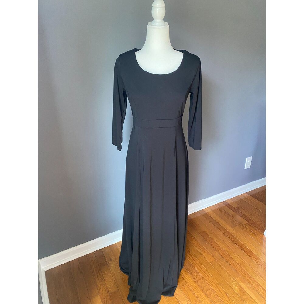 Cousin's Concert Attire Black Maxi Formal Dress Size 6